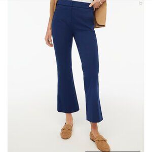 J Crew Petite Kelsey cotton-blend flare pant OOP Antique Navy